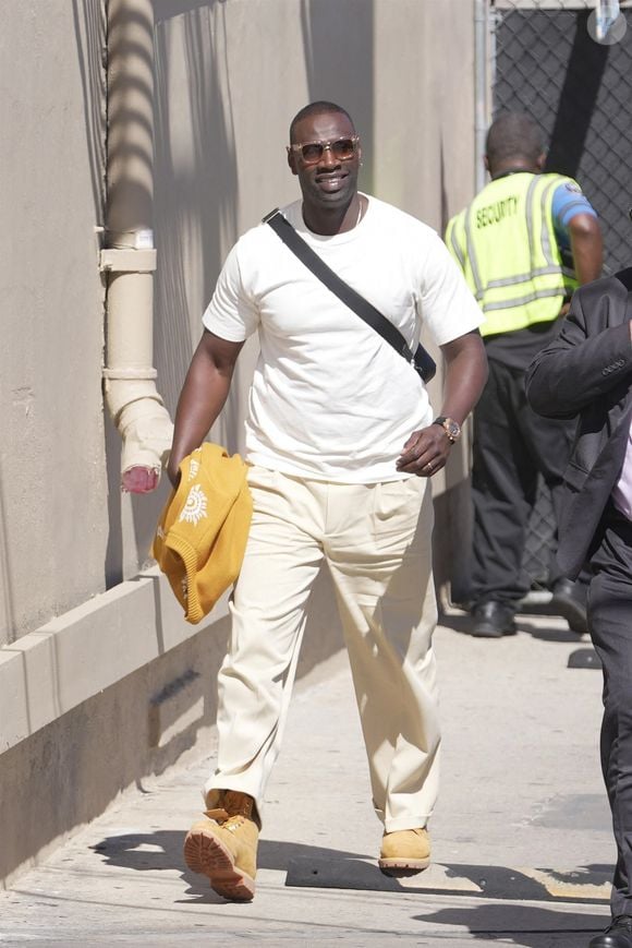 Omar Sy à l'émission "Jimmy Kimmel Live!" à Hollywood le 13 août 2024.