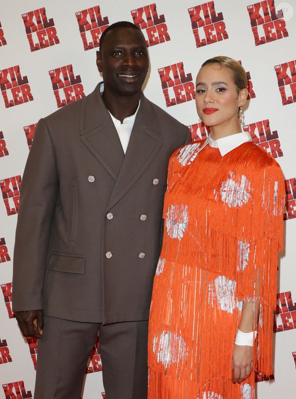 Omar Sy et Nathalie Emmanuel - Avant-première du film "The Killer" au cinéma Pathé Palace à Paris © Coadic Guirec / Olivier Borde / Bestimage 