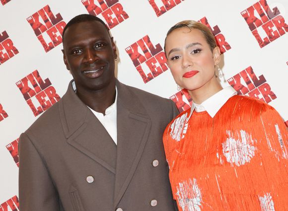 Omar Sy et Nathalie Emmanuel - Avant-première du film "The Killer" au cinéma Pathé Palace à Paris © Coadic Guirec / Olivier Borde / Bestimage 