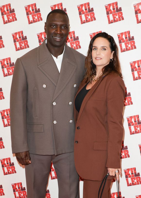 Omar Sy et Hélène Sy - Avant-première du film "The Killer" au cinéma Pathé Palace à Paris © Coadic Guirec / Olivier Borde / Bestimage 