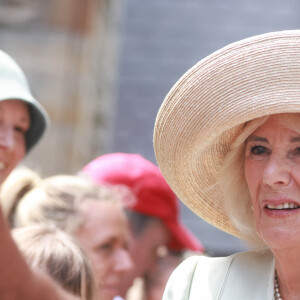 Le roi Charles III d'Angleterre et Camilla Parker Bowles, reine consort d'Angleterre, assistent à une cérémonie à l'église anglicane St. Thomas à Sydney, le 20 octobre 2024. La visite du roi en Australie sera sa première en tant que monarque, et le CHOGM, réunion des chefs de gouvernement du Commonwealth 2024 (21-26 octobre) à Samoa, sera sa première en tant que chef du Commonwealth. 