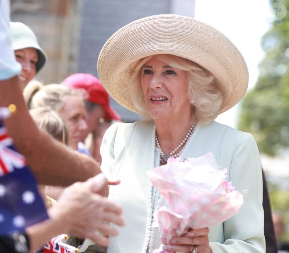 Le roi Charles III d'Angleterre et Camilla Parker Bowles, reine consort d'Angleterre, assistent à une cérémonie à l'église anglicane St. Thomas à Sydney, le 20 octobre 2024. La visite du roi en Australie sera sa première en tant que monarque, et le CHOGM, réunion des chefs de gouvernement du Commonwealth 2024 (21-26 octobre) à Samoa, sera sa première en tant que chef du Commonwealth. 