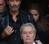 Anthony Delon évoque son père Alain 
Anthony Delon et Alain Delon - Sorties des obsèques de Mireille Darc en l'église Saint-Sulpice à Paris. Le 1er septembre 2017