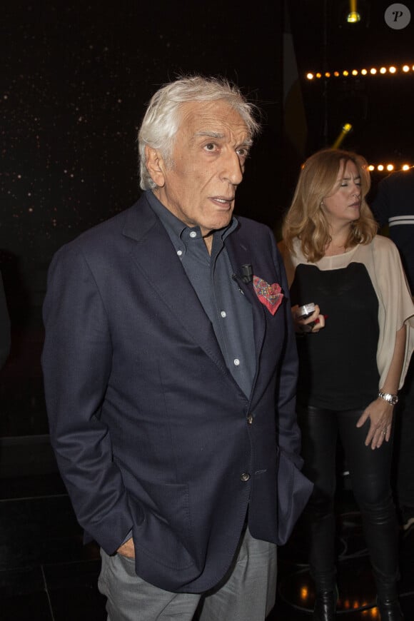 Exclusif - Gérard Darmon - Hommage à Charles Aznavour lors de l'émission "Monsieur Aznavour", diffusée sur C8. Le 3 octobre 2019 © Jack Tribeca / Bestimage 