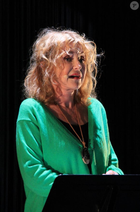 Fanny Cottençon - Représentation du spectacle “Destins de Femmes” au théâtre du rond point des champs Elysées à Paris le 16 octobre 2023. © Philippe Baldini/Bestimage 