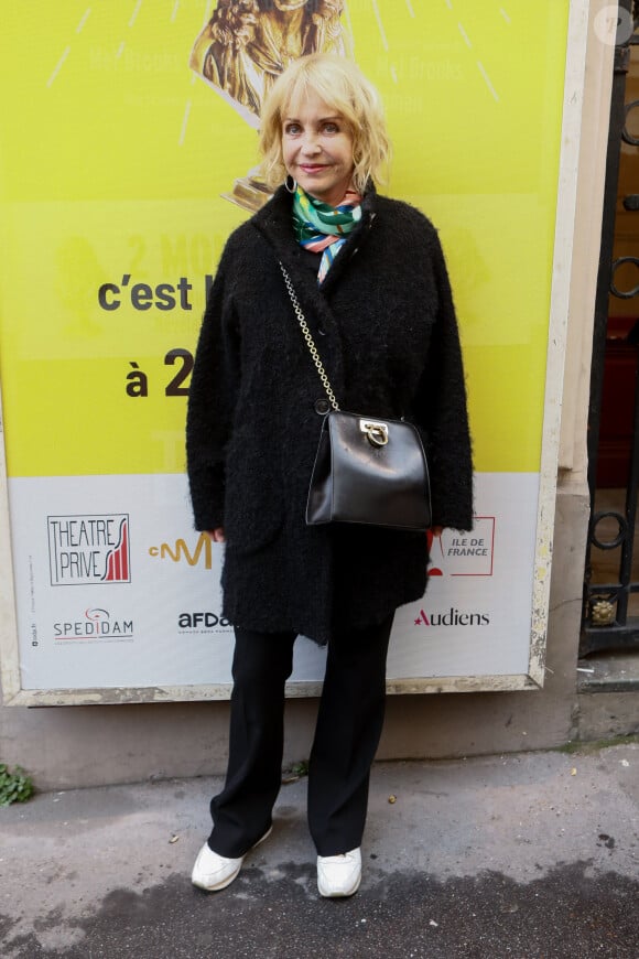 Exclusif - Fanny Cottençon - Arrivées à la 34ème cérémonie des Molières 2023 au théâtre de Paris à Paris, France, le 24 avril 2023. © Christophe Clovis / Bestimage