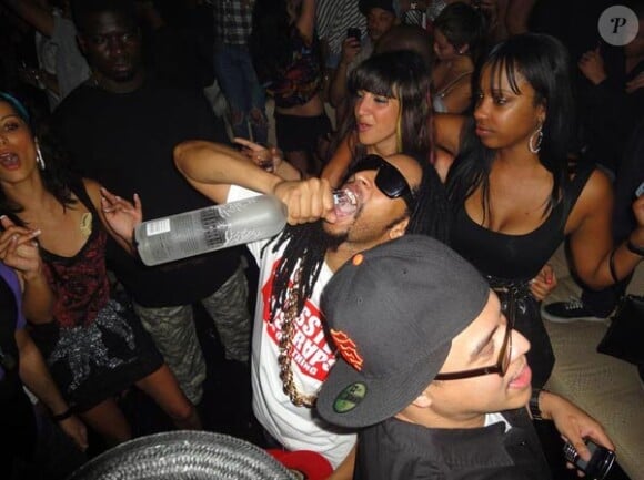 Le rappeur Lil' John à l'occasion de la soirée hommage à DJ AM, à Miami, le 25 mars 2010.