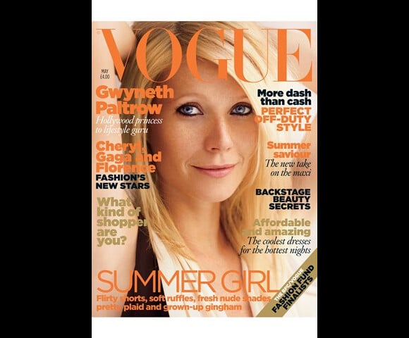 Gwyneth Paltrow en couverture de Vogue UK