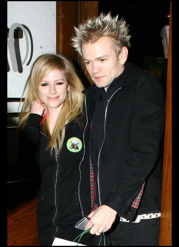 Avril Lavigne et son ex-mari Deryck Whibley