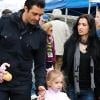 Gilles Marini avec son adorable fille et sa femme Carole