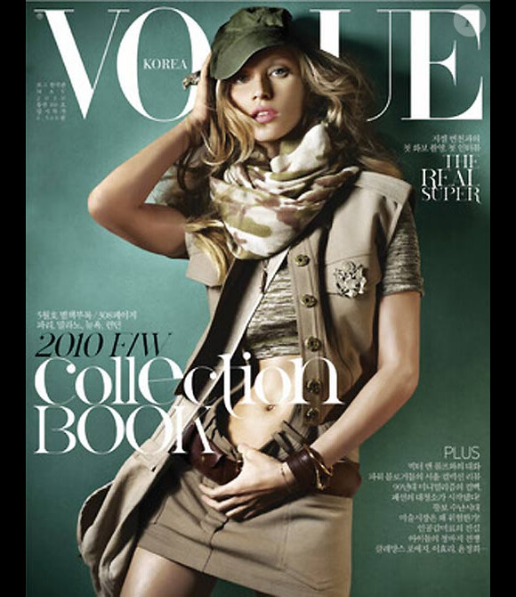 Gisele Bündchen en couverture de Vogue Corée