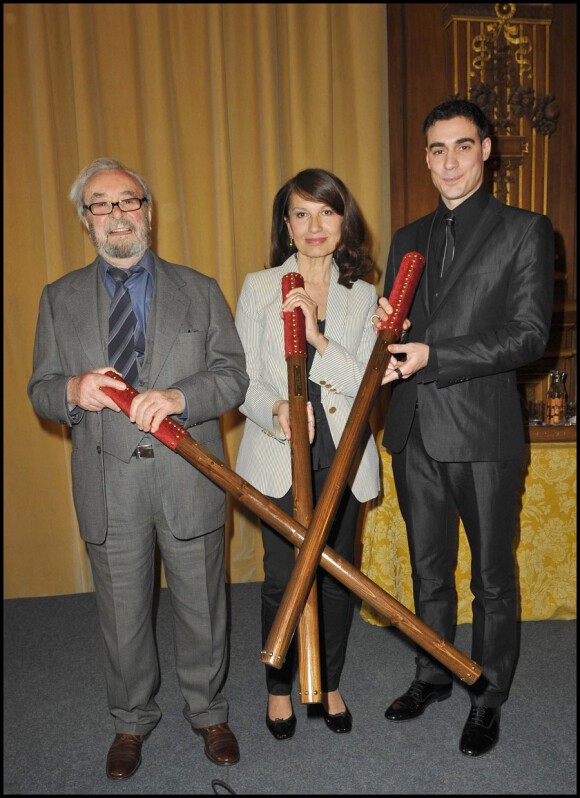 Les lauréats du prix du Brigadier 2009 : Ludmila Mikaël, Etienne Bierry et Arnaud Denis