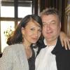 Ludmila Mikaël reçoit le prix du Brigadier, le 23 avril 2010, à Paris. Ici avec son grand ami Dominique Besnehard.