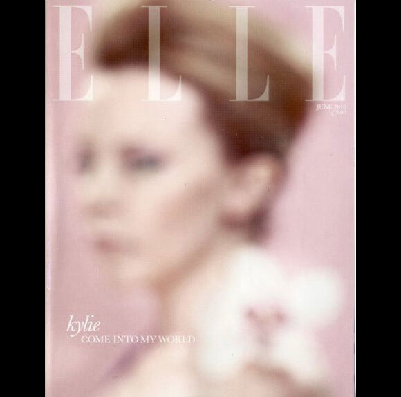 Kylie Minogue en couverture du ELLE UK du mois juin 2010