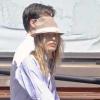 Karolina Kurkova et son fiancé Archie Drury promène leur bébé Tobin Jack à New York