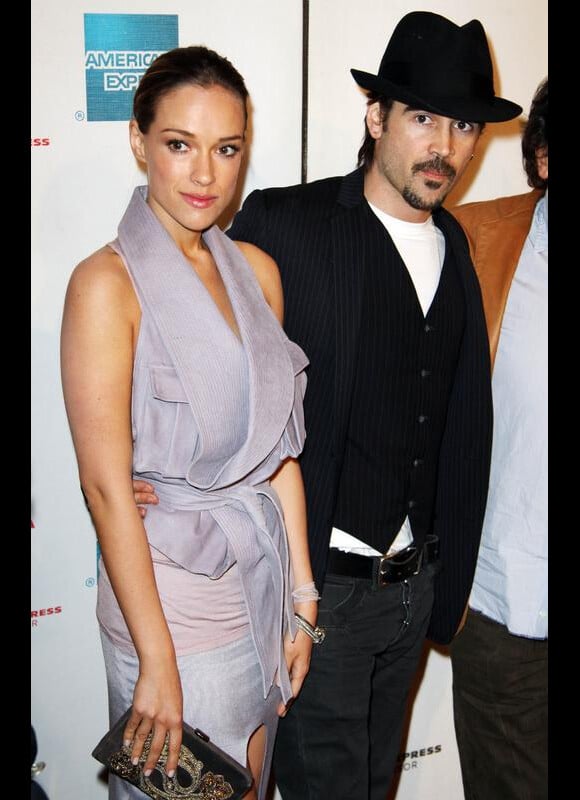 Colin Farrell et Alicja Bachleda-Curus lors de la projection du film Ondine durant le festival de Tribeca à New York le 28 avril 2010