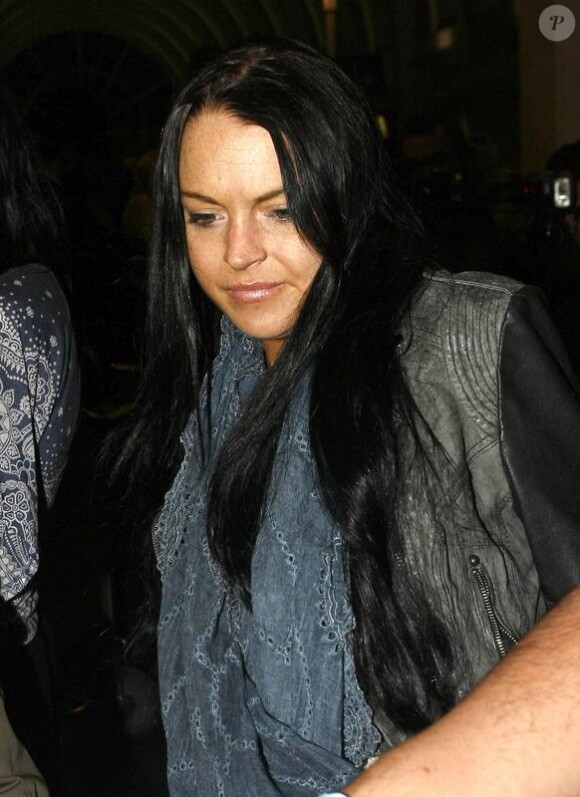 Lindsay Lohan à l'aéroport de Los Angeles. 29/04/2010