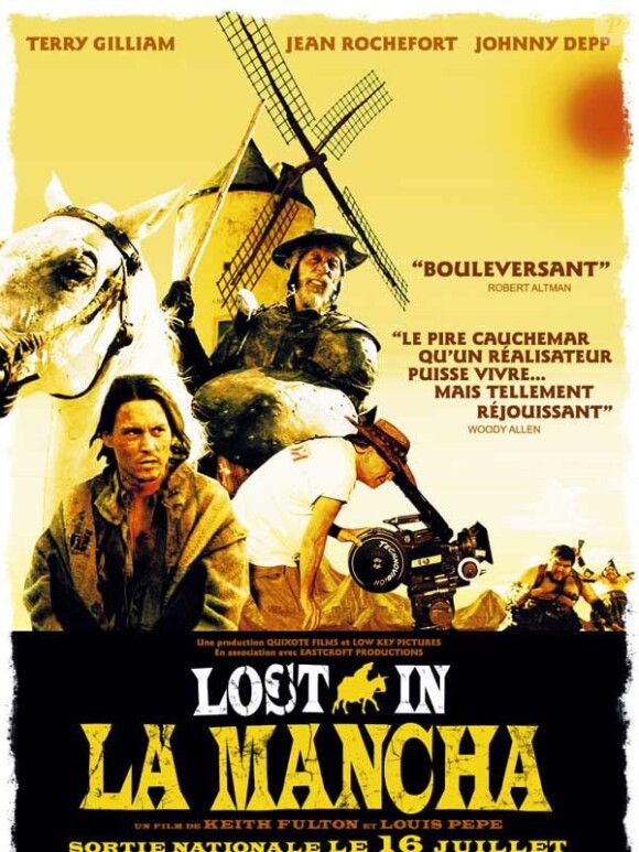 Jean Rochefort est l'un des protagonistes du documentaire sur le tournage de Don Chichotte, intitulée Lost in La Mancha 