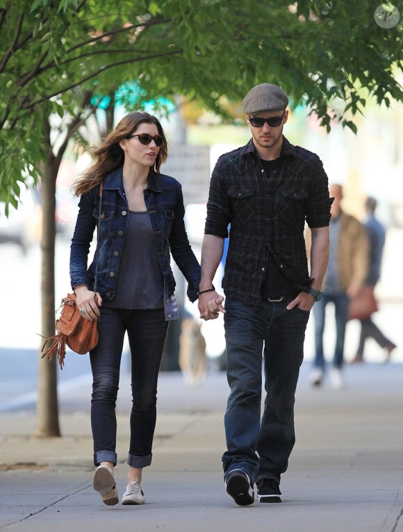 Jessica Biel en balade à New York avec son chéri Justin Timberlake