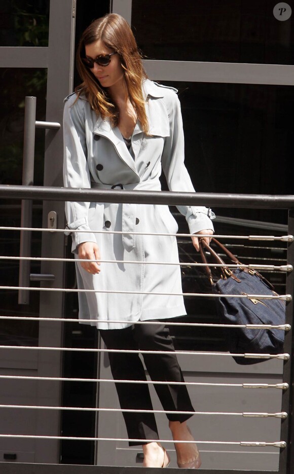 Jessica Biel à New York, le 6 mai 2010