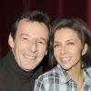 Corinne Touzet et Jean-Luc Reichmann dans Personne n'est parfait au Théâtre des Variétés, à Paris.