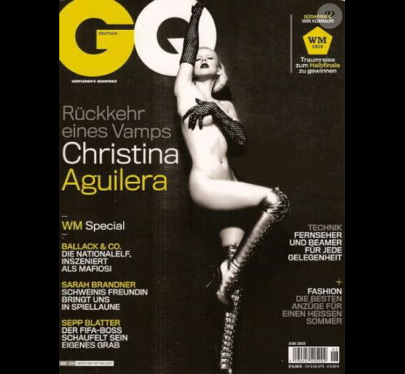 Christina Aguilera en couverture du magazine GQ