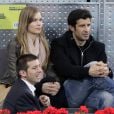 Luis Figo et sa femme Helen assistent à la rencontre opposant Rafael Nadal à l'Ukrainien Dolgopolov, le 12 mai 2010 lors du tournoi de Madrid