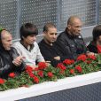 Les célébrités arrivent au match de nadal à Madrid le 12 mai 2010