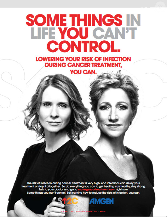 Cynthia Nixon et Edie Falco pour l'association Stand up for the cancer.