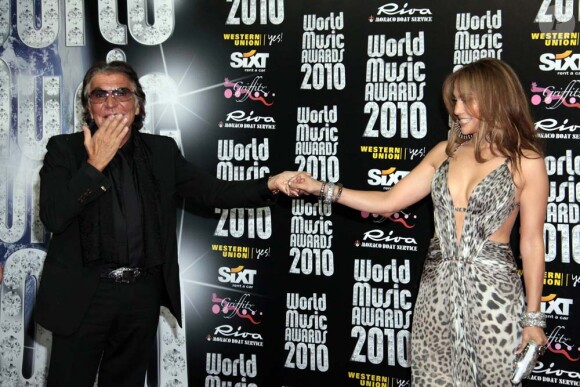 World Music Awards à Monaco, le 18 mai 2010 : Jennifer Lopez et Roberto Cavalli !