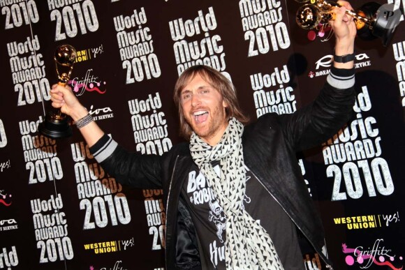 World Music Awards à Monaco, le 18 mai 2010 : David Guetta !