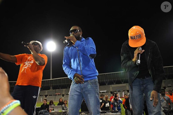 Sexion d'Assaut au World charity Soccer au stade Charléty de Paris, le 19 mai 2010 !