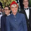 Francine Cousteau sur tapis rouge à Cannes