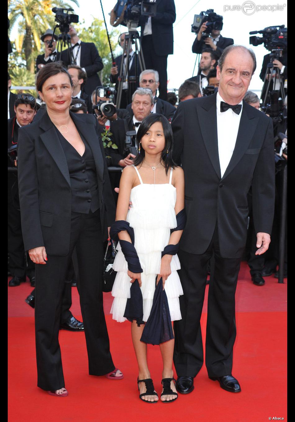 Pierre Lescure Sa Femme Frederique Et Sa Fille Anna Lors Du