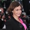 Emmanuelle Béart lors du dernier tapis rouge du 63e festival de Cannes le 23 mai 2010