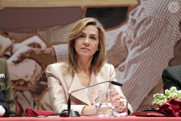 Cristina d'Espagne lors des Prix de la Croix Rouge à Madrid le 12 mai 2010
