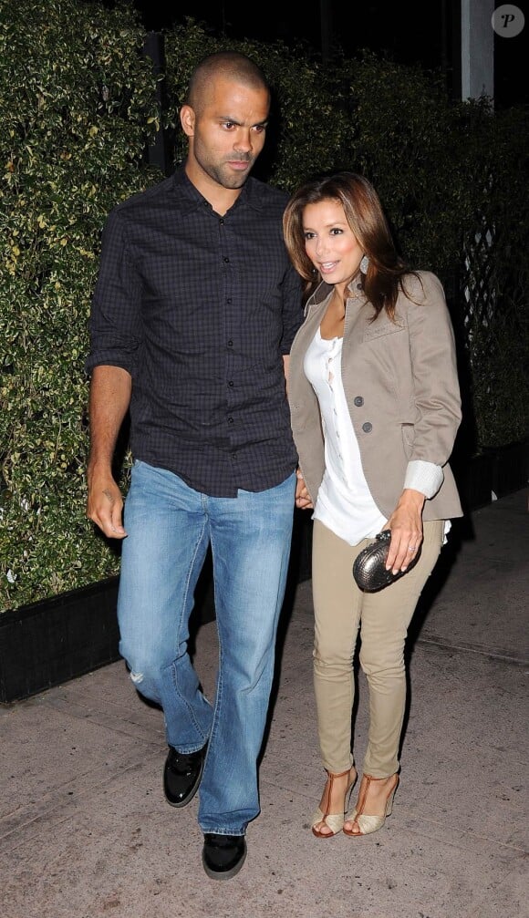 Eva Longoria et Tony parker à Hollywood, le 25 mai 2010