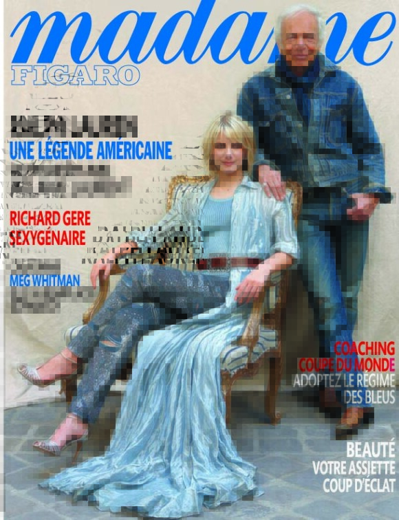 Ralph Lauren et Mélanie Laurent en couverture de Madame Figaro