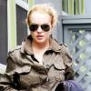 Lindsay Lohan vient récupérer des vêtements chez son assistante le 27 mai 2010 à Santa Monica 