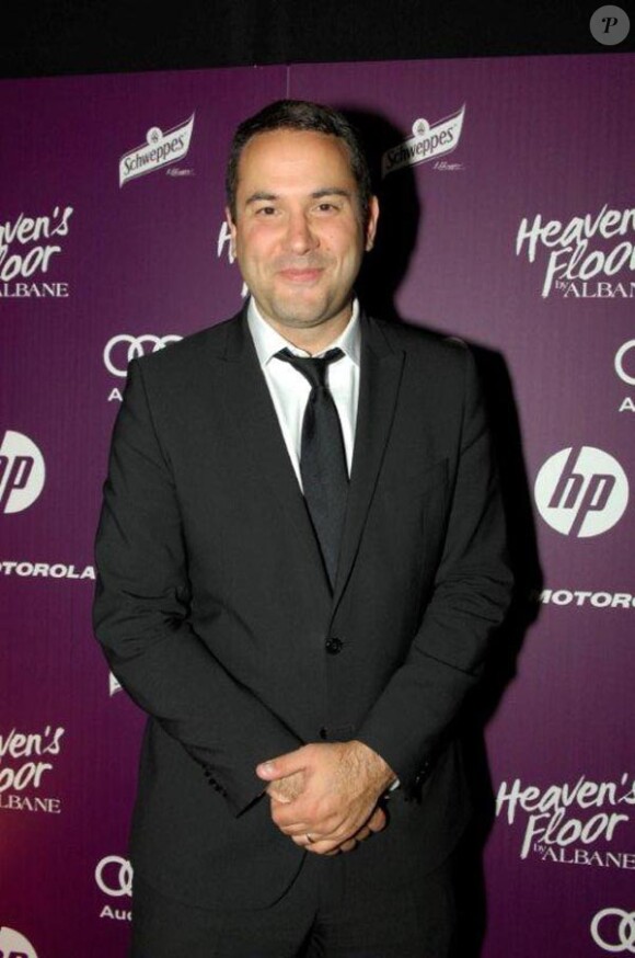 Bruce Toussaint au Heaven's Floor by Albane, à l'occasion du 63e Festival de Cannes, en mai 2010.