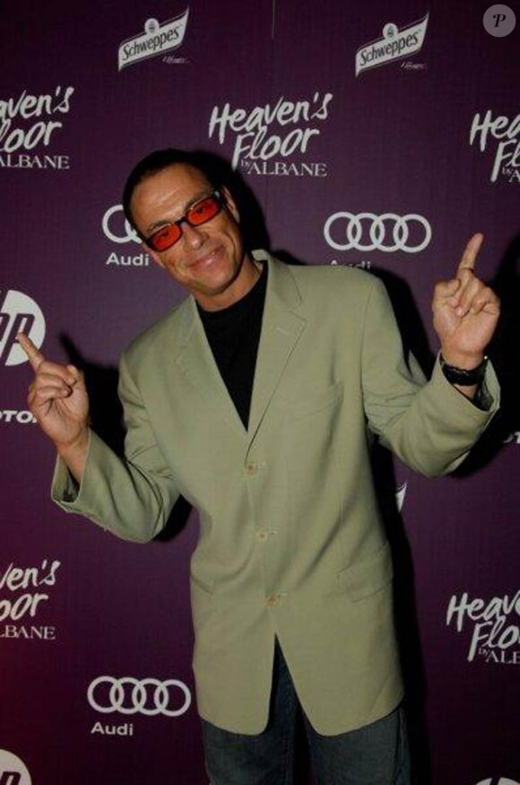 Jean-Claude Van Damme au Heaven's Floor by Albane, à l'occasion du 63e Festival de Cannes, en mai 2010.