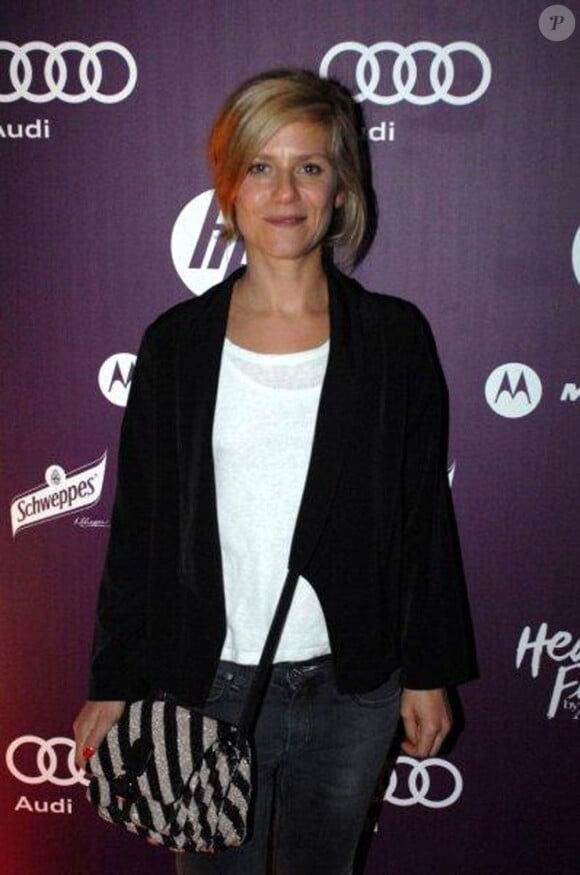 Marina Foïs au Heaven's Floor by Albane, à l'occasion du 63e Festival de Cannes, en mai 2010.
