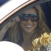 Shakira tourne une publicité pour une voiture de la marque Wolkswagen, qui est partenaire de sa tournée nord-américaine, à Barcelone, jeudi 3 juin.