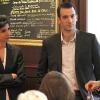 Rachida Dati avec Jean-François Copé le 1 er juin devant les jeunes de Génération France, le club politique du patron des députés de l'UMP.
