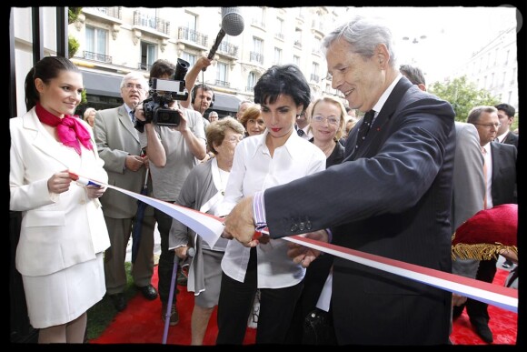 Rachida Dati le 22 mai inaugure le Monoprix de la rue du Bac à Paris VII e