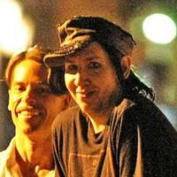 Marilyn Manson : Incroyable ! Avec sa petite amie Evan Rachel Wood, il sourit comme jamais... mais il est bien gros !