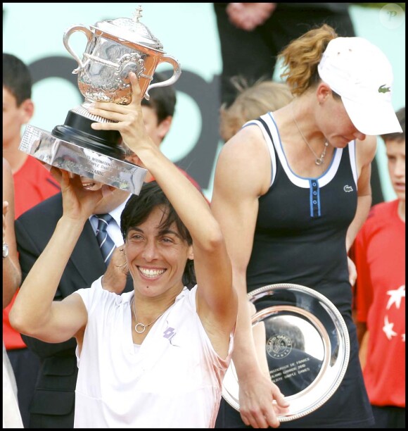 Roland-Garros, le 5 juin 2010 : Francesca Schiavone