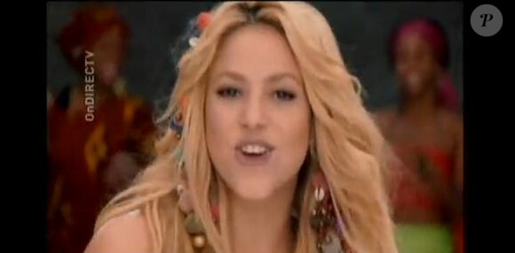 Shakira dans le clip Waka Waka pour le Coupe du Monde 2010