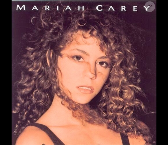 Mariah Carey sur la pochette de son album éponyme, Mariah Carey, sorti le 12 juin 1990