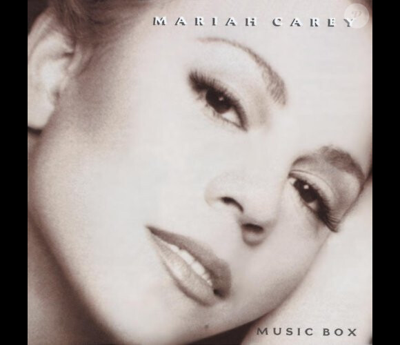 Mariah Carey sur la pochette de son album Music Box sorti en 1993